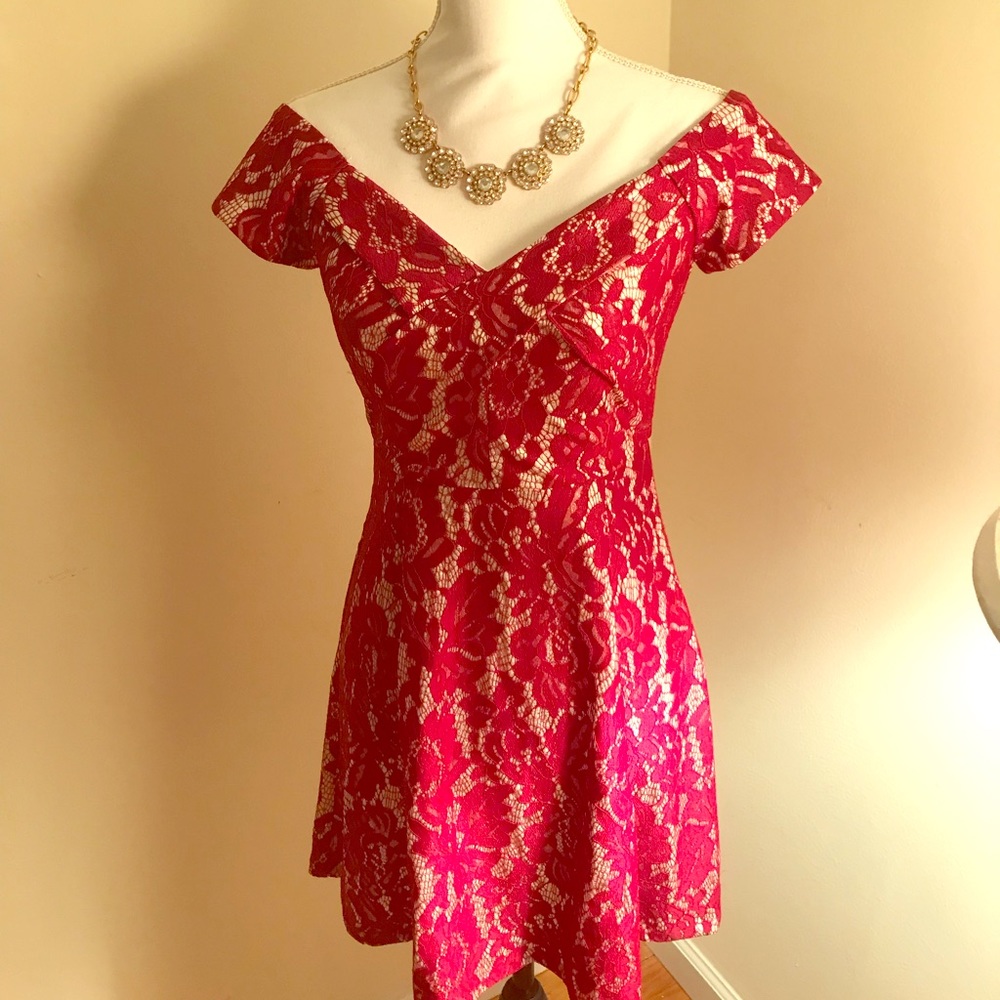 Off the shoulder dress